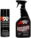 K&N Air Filter Service Kit Cleaner and Red Oil for Performance