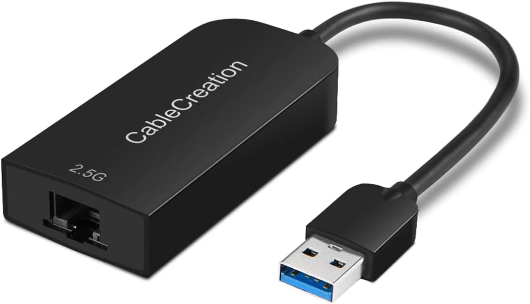 2.5G Ethernet to USB Adapter for Fast Network Connectivity