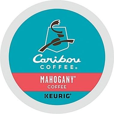 Caribou Mahogany Blend Single Serve Coffee K-Cups for Brewers