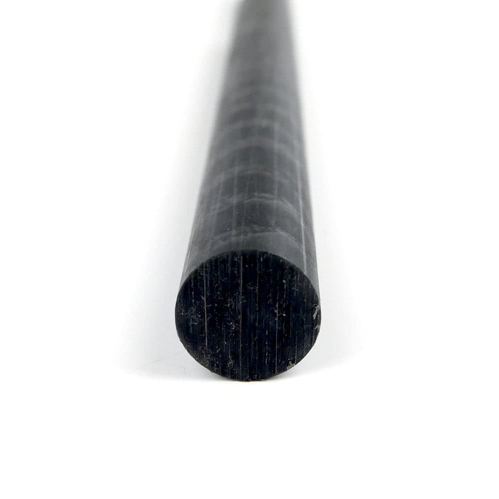 Plastic Round Bar, Nylon-Nylatron GS, 0.875in Diameter, 48in Length