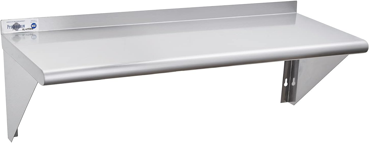 Profeeshaw NSF Stainless Steel Shelf 12x36 for Kitchen Use