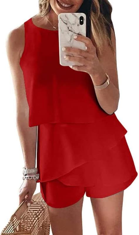 Dokotoo Womens Halter Neck Sleeveless Floral Print Jumpsuits