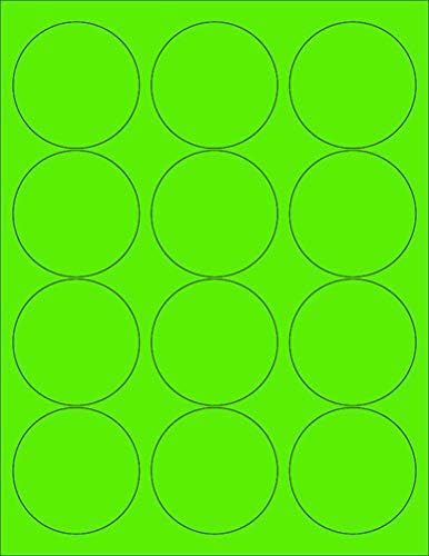 NextDayLabels Neon Color High Light Labels for Printing