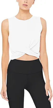 Bestisun Womens Cropped Workout Tops for Yoga and Dance