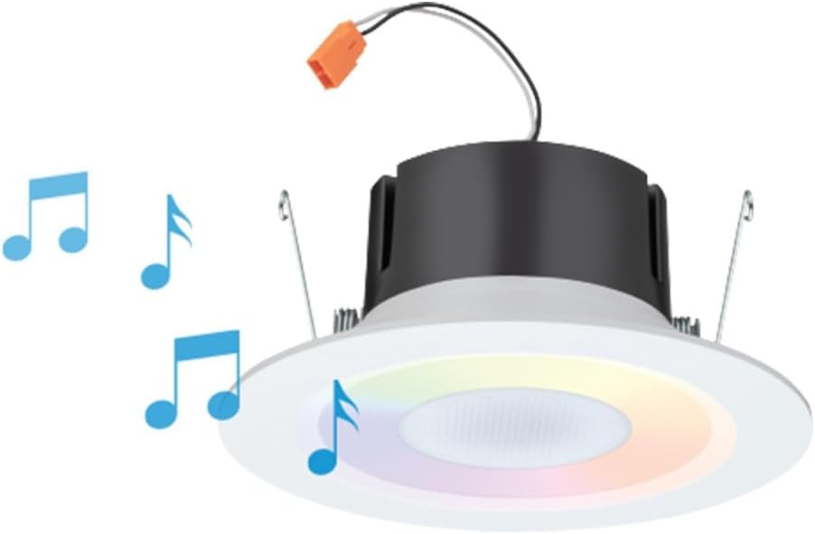 Juno 6 Smart Speaker Downlight - RGBW Colors