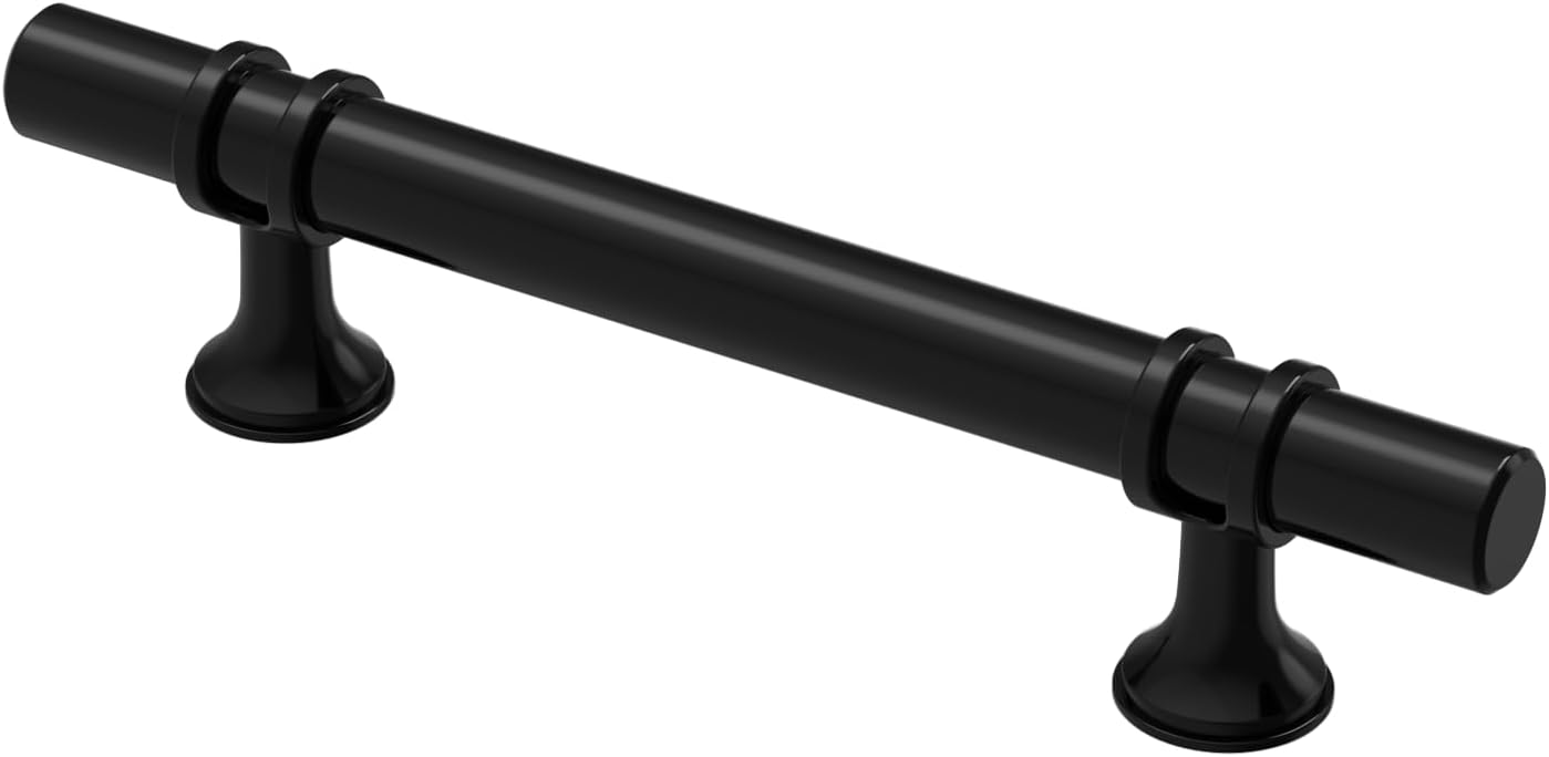 Elegant Matt Black Cabinet Pulls for Kitchen and Furniture