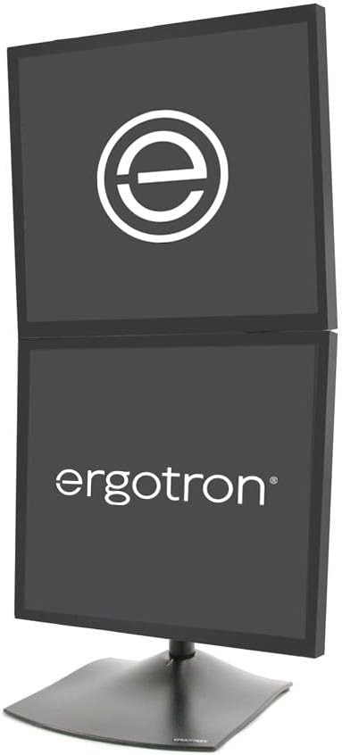 Ergotron DS100 Dual Monitor Stand for Desk - Vertical Mount