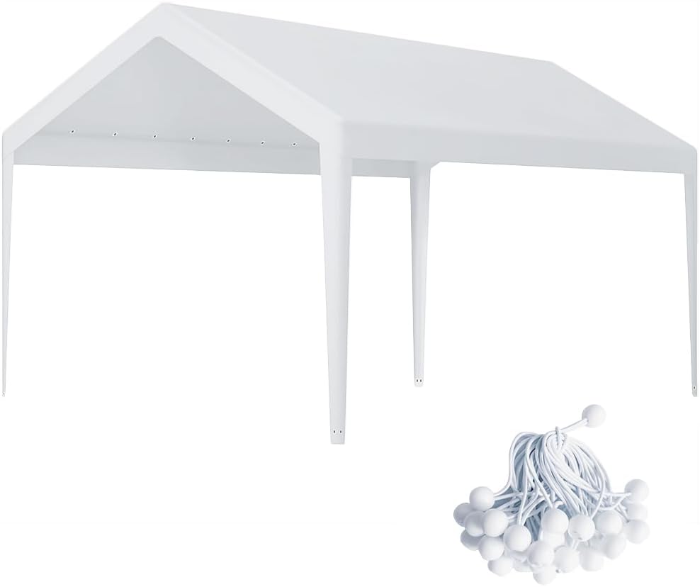 Rutile 12ftx20ft Heavy Duty Carport Replacement Canopy Cover