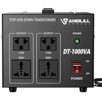 Anbull Voltage Converter 1000 Watt Transformer for Global Use