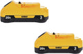 DEWALT 20V MAX 3.0 Ah Lithium Ion Battery 2-Pack - Lightweight Power