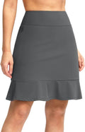 20in Knee Length Skort for Women - High Waisted Athletic Skort