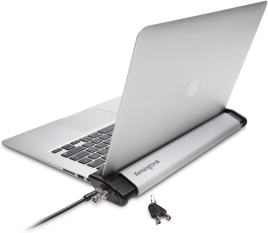 Kensington Laptop Locking Station with Keyed Lock Cable for Security