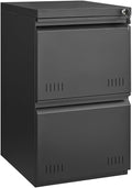2 Drawer File Cabinet for Home Office - Secure Under-Desk Storage