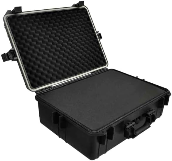 vidaXL Black Transport Hard-Case for Electronics and Tools