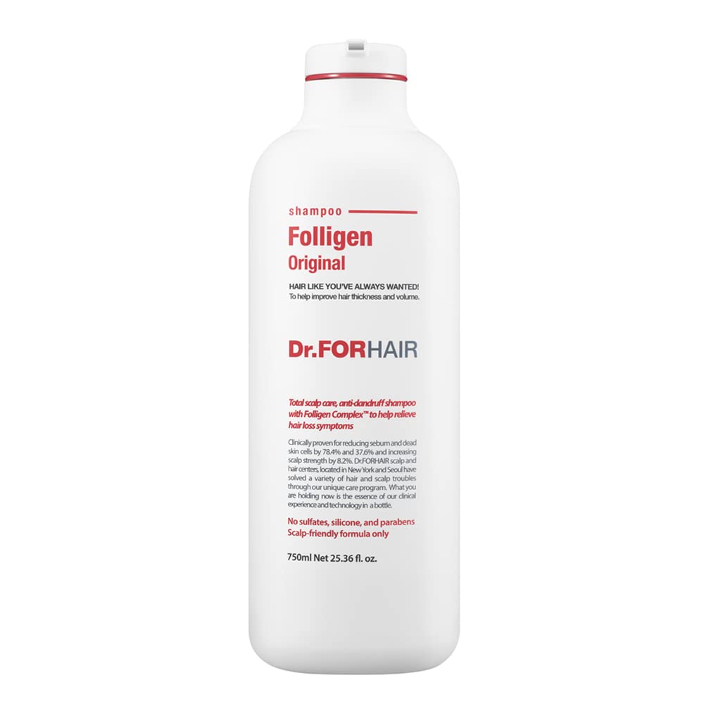 Dr.FORHAIR Scalp Strengthening Folligen Shampoo for Thinning Hair