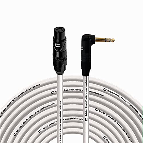 Balanced XLR Cable Female to Right Angle 1/4in TRS - 100 Feet