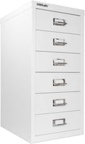 Bisley 6-Drawer Steel MultiDrawer Cabinet - Under-Desk Storage