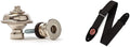 JIM DUNLOP SLS1501N Straplok + Levy's Cotton Strap - Secure Fit