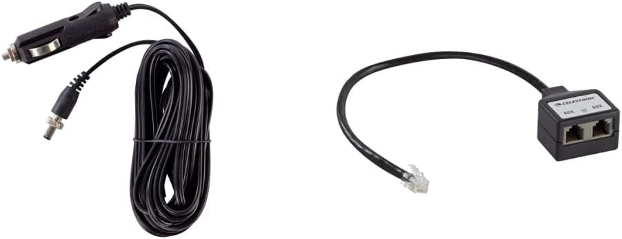 Celestron Car Battery Adapter for Nexstar Telescopes & Splitter