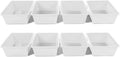 Humble Crew Toy Storage Bins Set of 8 - Durable, Stackable Organizers