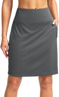 G Gradual 20in Golf Skort for Women - Knee Length with 7 Pockets