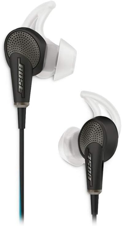 Bose QuietComfort 20 Renewed, Noise Cancelling, Samsung Android, Black