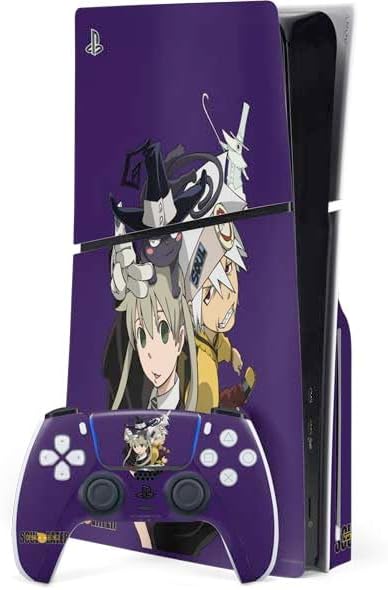 Official Soul Eater PS5 Slim Skin - Purple