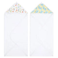 aden + anais Essentials Hooded Baby Bath Towel 2 Pack - Super Soft