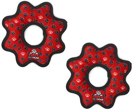 TUFFY Ultimate Gear Ring Dog Toy for Interactive Play & Fetch