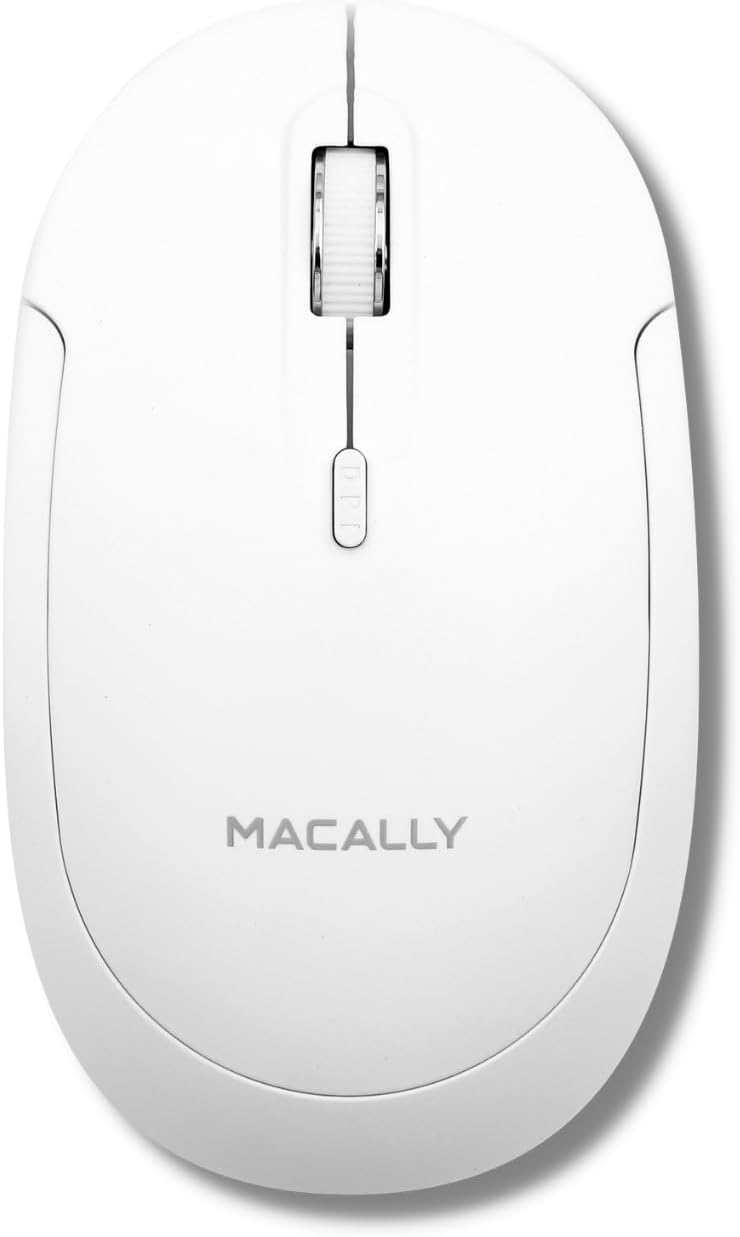 Macally Quiet Click Wireless Mouse - Enhanced Comfort