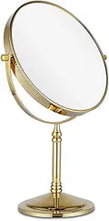 DOWRY 8-Inch Tabletop Two-Sided Swivel Vanity Mirror with 3X