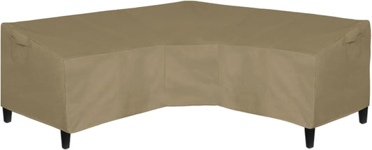 Waterproof Outdoor Sectional Cover for V-Shaped Sofas 89in L