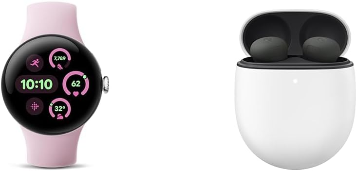 Google Pixel Watch 3 and Pixel Buds Pro 2 Bundle for Fitness