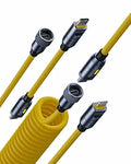 AOHI Lightning & USB-C Cable Set - 8-in-1 Modular 240W Cable Kit