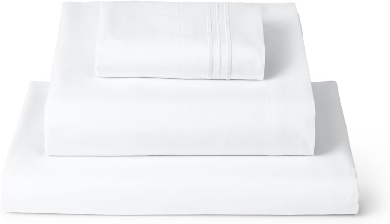Mellanni Twin Sheets Set - Soft, Cooling, Durable Bedding Set
