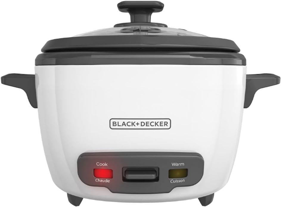 16-Cup Rice Cooker with Steaming Basket and Non-Stick Bowl