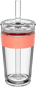 Longplay Cold Cup Glass Tumbler 16oz - Chill, Sip, Repeat