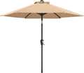 Patio Umbrella for Outdoor Market Table 7.5 ft Khaki - Sturdy Shade