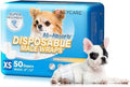 All-Absorb A27 Male Dog Wraps for Extra Small Dogs - 50 Count