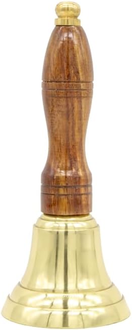 Engravable Brass School Bell - Perfect Gift for Teachers
