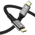 USB C Thunderbolt 4 Cable 6.6ft - 40Gbps 8K Video & 100W Charging