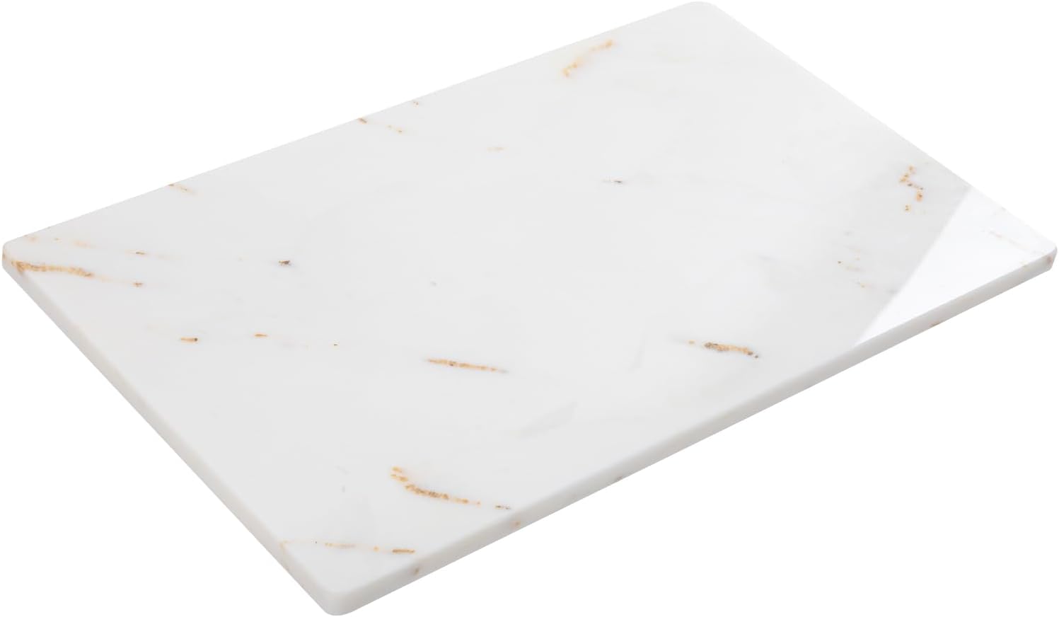 White Marble Cutting Board for Baking and Charcuterie Use