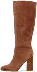Erocalli Knee High Faux Suede Wide Calf Boots - Stylish Comfort