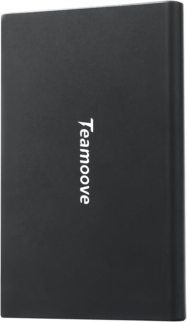 500GB Ultra Slim Portable External Hard Drive - Fast USB 3.0 Speed