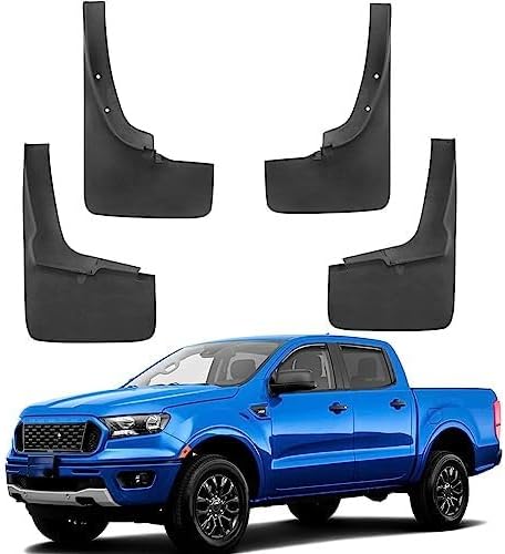 Tecoom Mud Flaps for Ford Ranger 2019-2023 - Heavy Duty Guards
