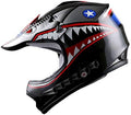 WOW Youth Motocross BMX MX ATV Dirt Bike Helmet - DOT Approved