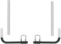 Galvanized Steel Boat Trailer Guide with PVC Pipes - High Visibility