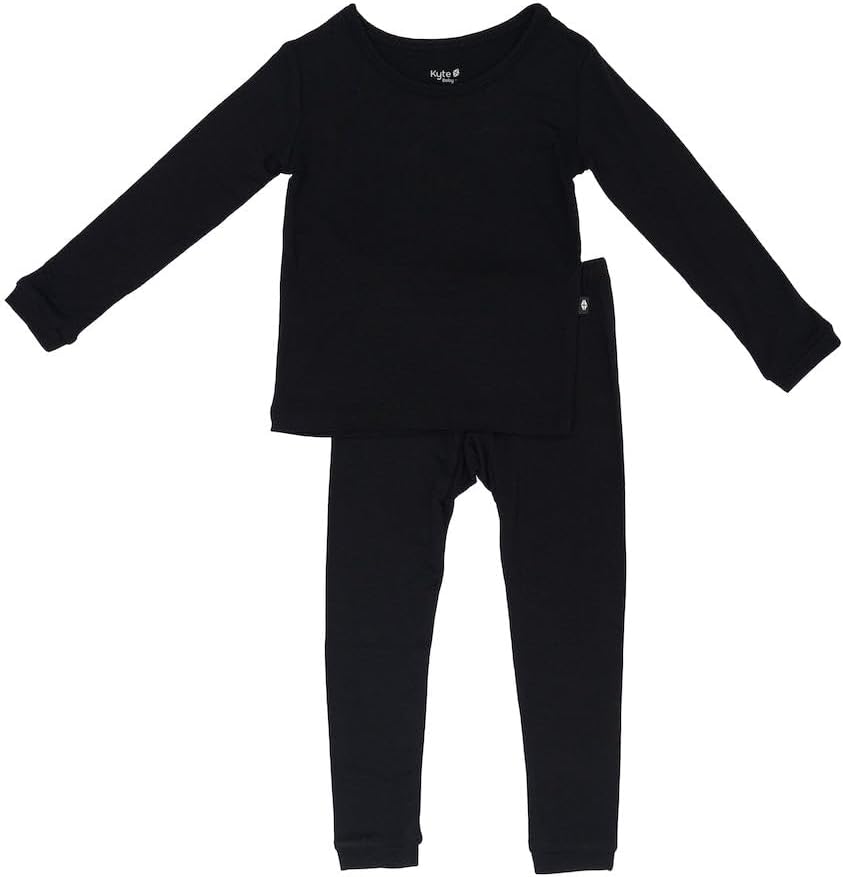 KYTE BABY Toddler Pajama Set - Soft Bamboo Rayon Pjs for Kids