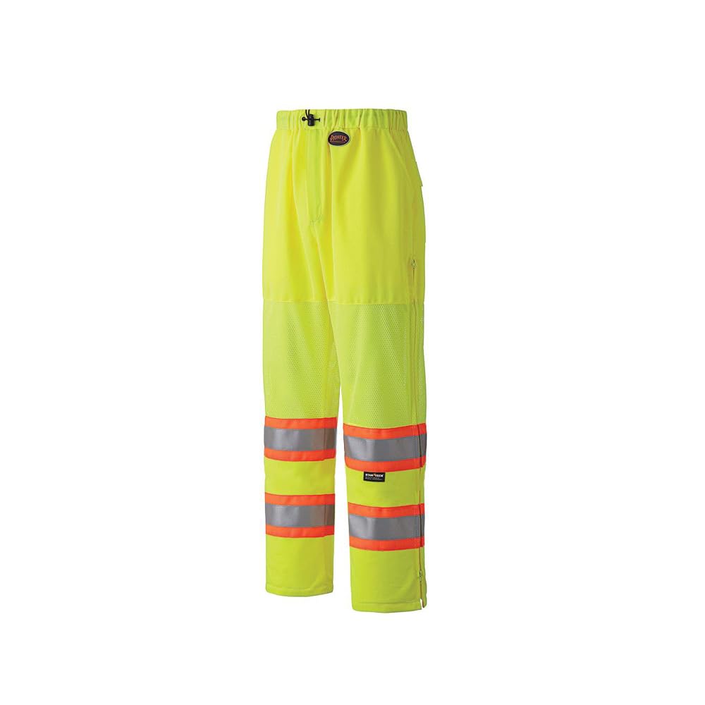 Pioneer Hi Vis Lightweight Traffic Safety Work Pants for All