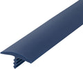 Outwater Plastic T Molding 3/4 in Royal Navy Blue - Flexible Trim